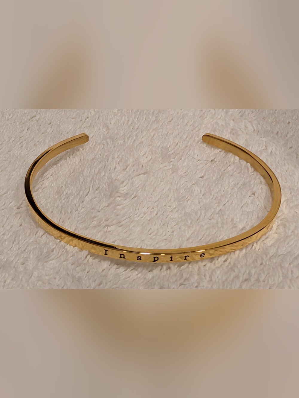 Youngevity Gold "Inspire" Cuff Bracelet BRAND NEW IN PKG